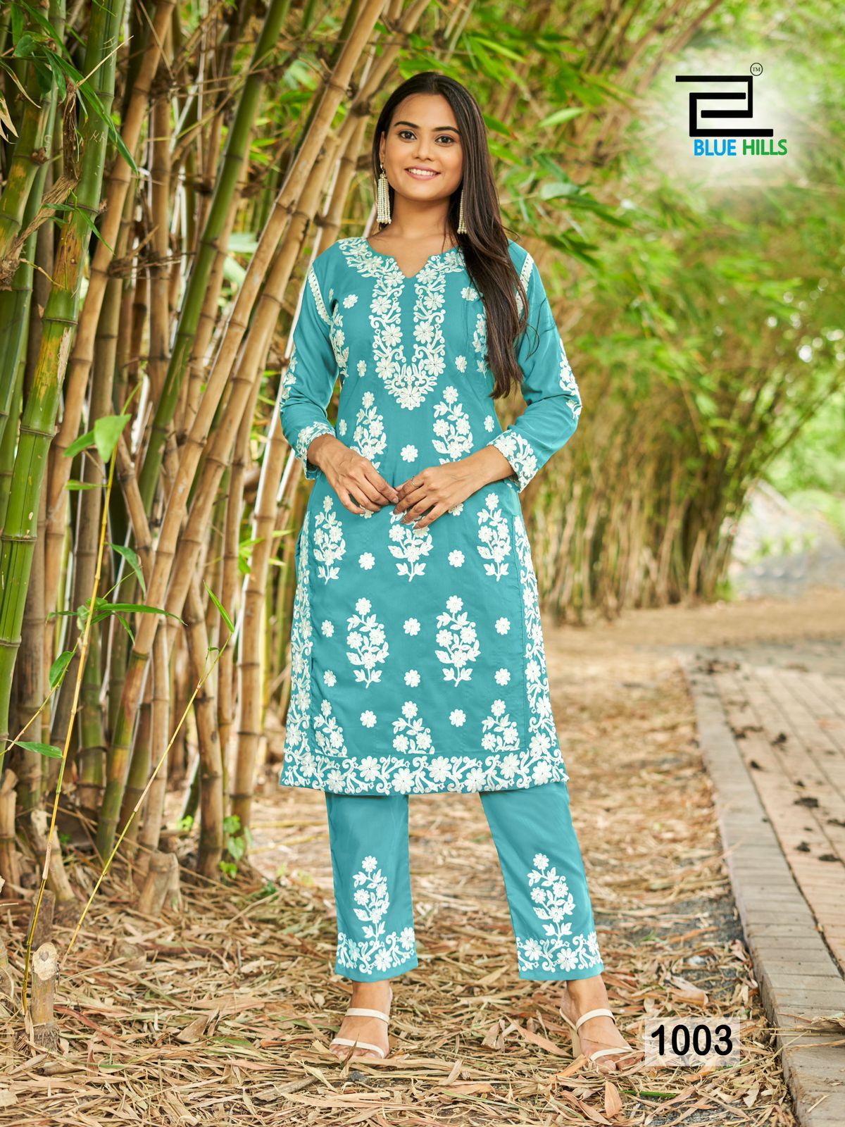 Blue Hills Sunburn 2023 Designer Kurti With Bottom Catalog
